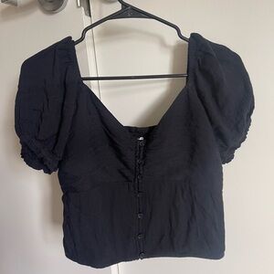 Hollister blouse top (L)